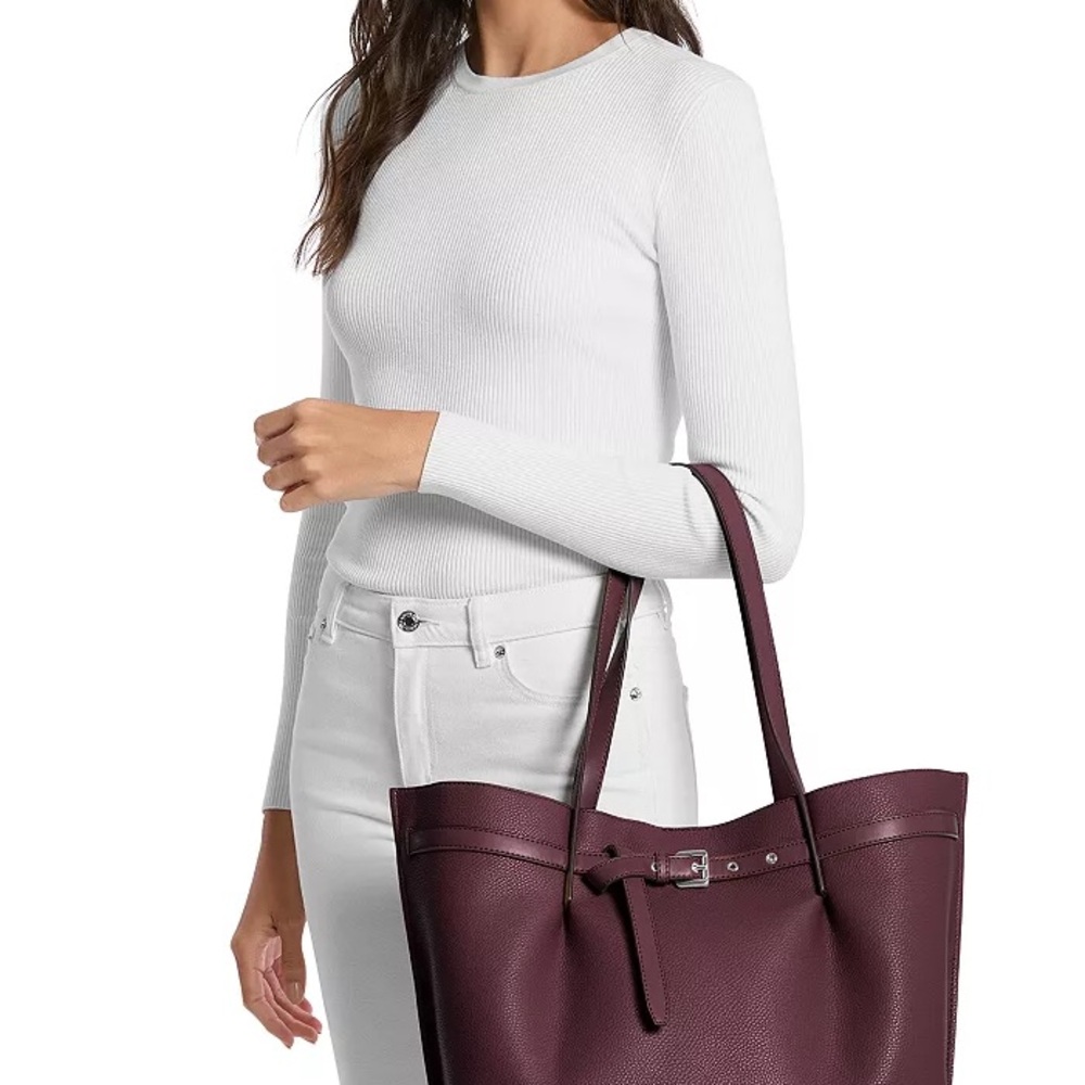 Michael Kors Emilia Large East/West Tote - NWT Oxblood